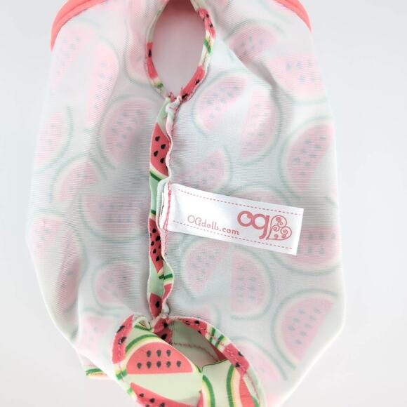 Our Generation OG by Battat Watermelon One Piece Bathing Suit for 18" Dolls -GUC - Picture 7 of 10